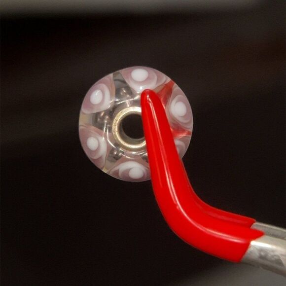 Trollbead Pink With Dot Bead - Picture 4 of 4